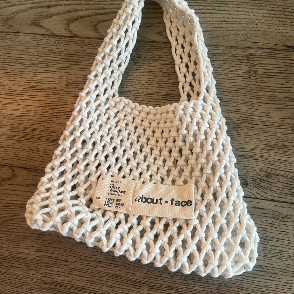 White Crochet Bag